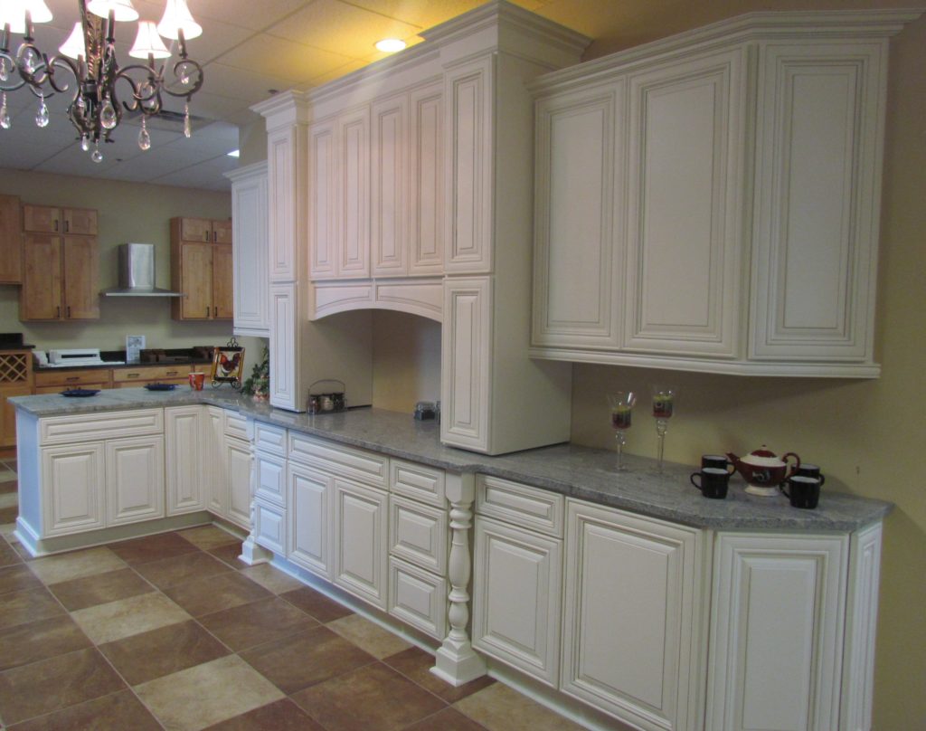 Charleston Antique White RTA kitchen cabinets