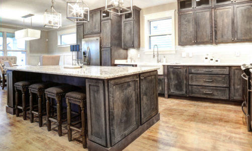 Rustic Gray Shaker Cabinets Easy, Grey Distressed Wood Kitchen Cabinets