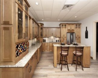 CARAMEL SHAKER CABINETS