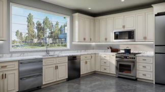DESIGNER WHITE CABINETS