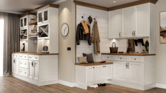 Ivory Oak Cabinets