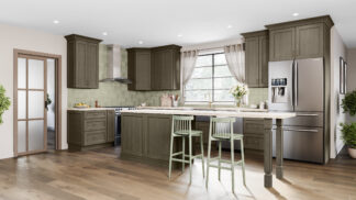 Shaker Ember Cabinets