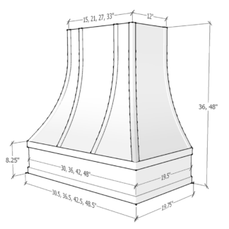 Grey Wood Frameless-A-2V3036FI