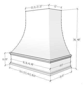 Grey Wood Frameless-A-1V3036