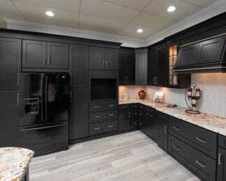MIDNIGHT BLACK SHAKER CABINETS