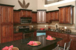 Mocha Glaze kitchen cabinets