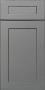 Shaker gray cabinets