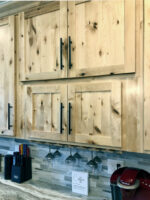 Rustic Woodland Bridge cabinets